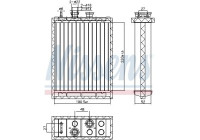 Heater radiator, interior heating