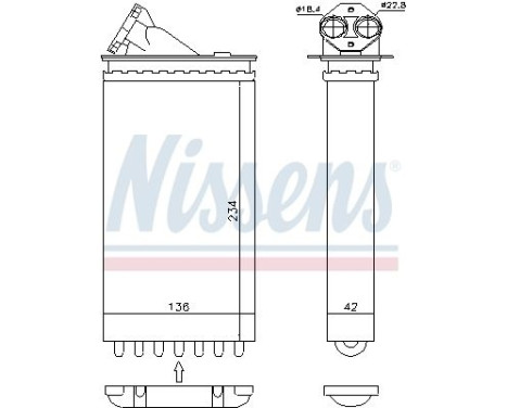 Heater radiator, interior heating, Image 6