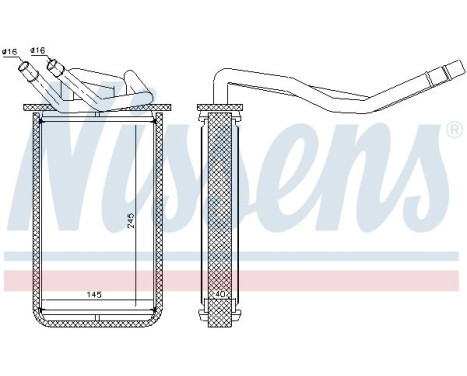 Heater radiator, interior heating, Image 6