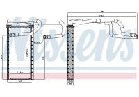 Heater radiator, interior heating