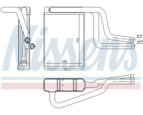 Heater radiator, interior heating, Image 5