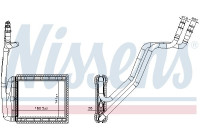 Heater radiator, interior heating