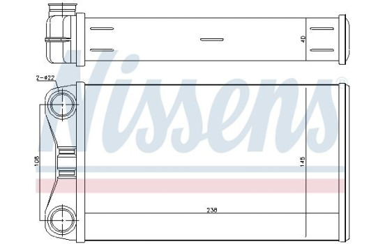 Heater radiator, interior heating, Image 7