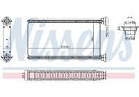 Heater radiator, interior heating