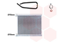 Heater radiator, interior heating