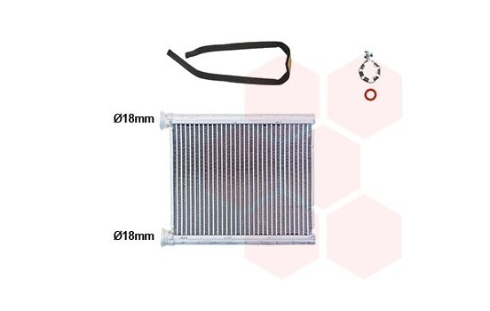 Heater radiator, interior heating
