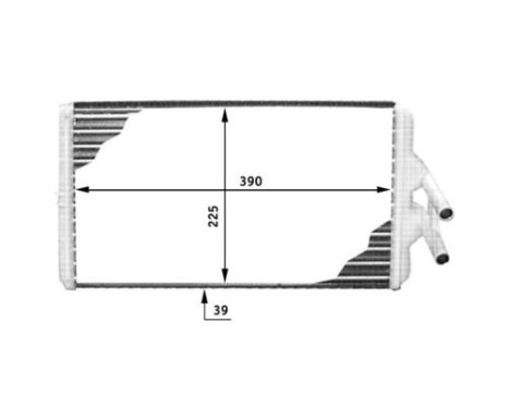 Heater radiator, interior heating, Image 2