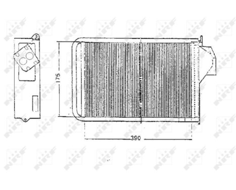 Heater radiator, interior heating, Image 3