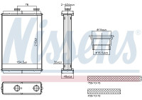 Heater radiator, interior heating