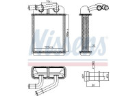 Heater radiator, interior heating