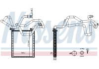 Heater radiator, interior heating