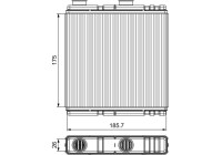 Heater radiator, interior heating