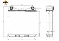 Heater radiator, interior heating