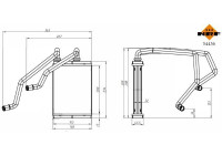 Heater radiator, interior heating