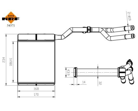 Heater radiator, interior heating, Image 3