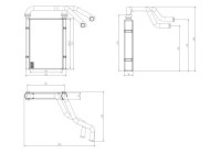 Heater radiator, interior heating