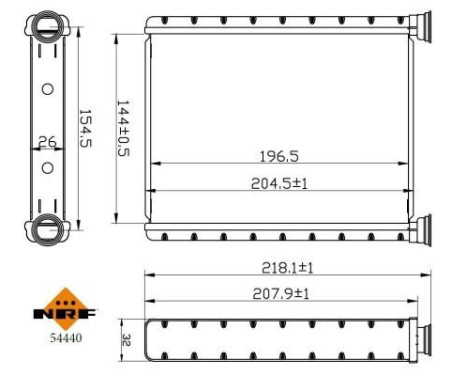Heater radiator, interior heating, Image 6