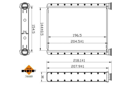 Heater radiator, interior heating, Image 6