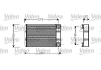 Heater radiator, interior heating