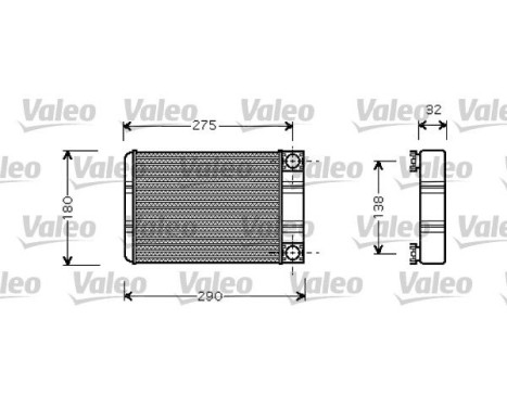Heater radiator, interior heating