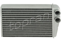 Heater radiator, interior heating