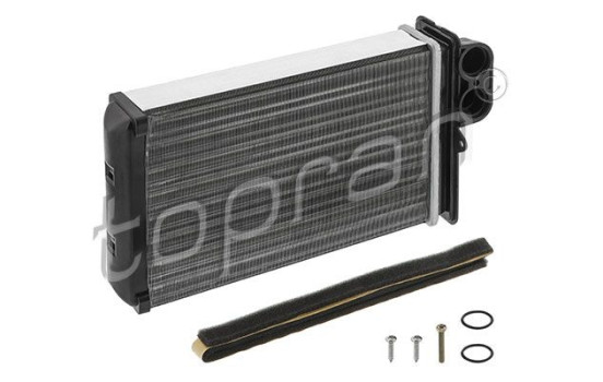 Heater radiator, interior heating