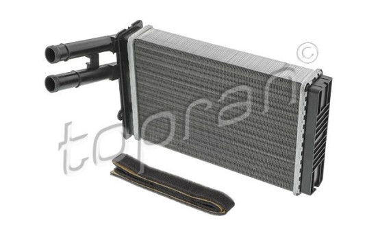 Heater radiator, interior heating