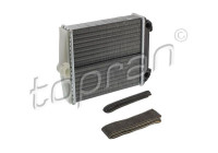 Heater radiator, interior heating