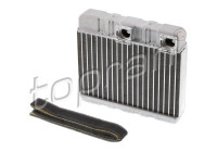 Heater radiator, interior heating