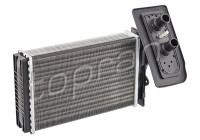 Heater radiator, interior heating