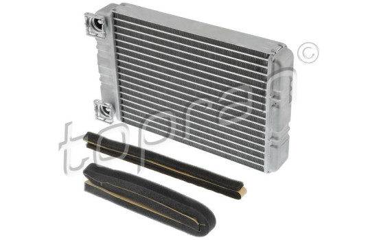 Heater radiator, interior heating
