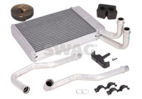 Heater radiator, interior heating