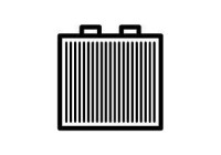 Heater radiator, interior heating