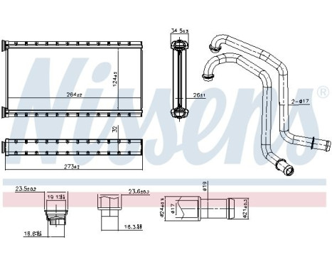 Heater radiator, interior heating, Image 7