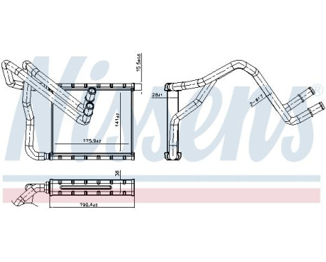 Heater radiator, interior heating, Image 6
