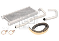 Heater radiator, interior heating