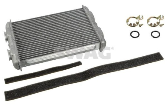 Heater radiator, interior heating