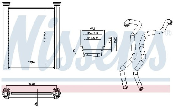 Heater radiator, interior heating, Image 7