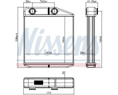 Heater radiator, interior heating, Image 6