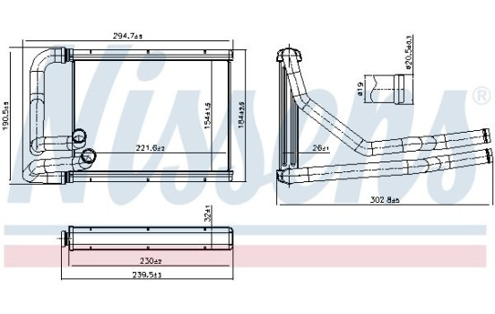 Heater radiator, interior heating, Image 6