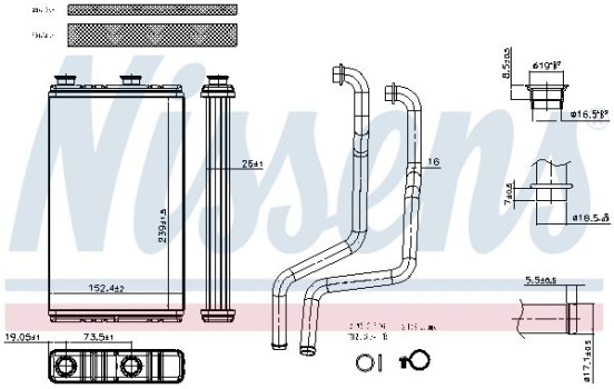 Heater radiator, interior heating, Image 7
