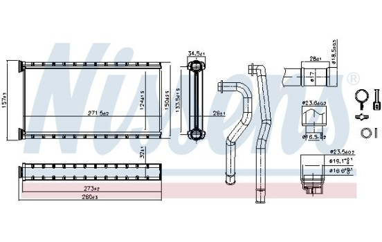 Heater radiator, interior heating, Image 7
