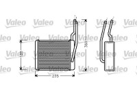 Heater radiator, interior heating