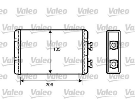 Heater radiator, interior heating