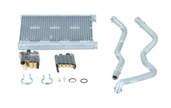 Heater radiator, interior heating