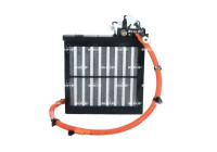 Heater radiator, interior heating