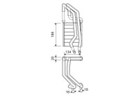 Heater radiator, interior heating