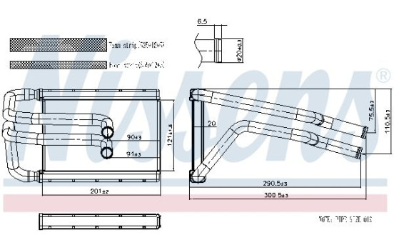 Heater radiator, interior heating, Image 6