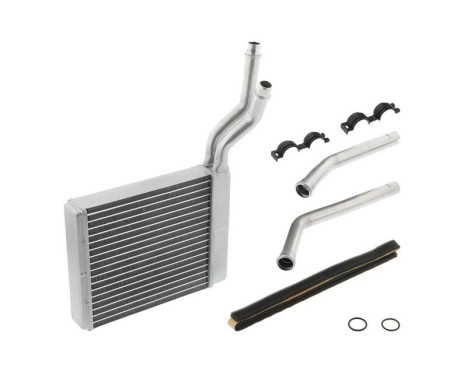 Heater radiator, interior heating