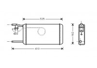 HEATER RADIATOR TOR IVECO TURBOSTAR 190.3